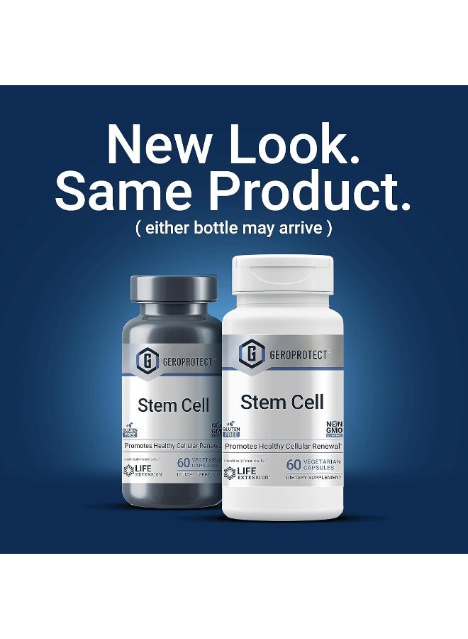 Life Extension GeroProtect Stem Cell Promotes Healthy Cellular Renewal Support Plant-Based Nutrients Formula for Anti-Aging & Longevity Non-GMO & Gluten-Free, 60 Vegetarian Capsules - Image 3
