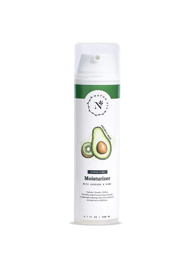 Naturall Hair Moisturizer For Curly & Wavy Hair Hydrating Kiwi + Avocado Moisturizer For Frizz Free Hydration & Defined Curls Paraben & Crueltyfree Curly Hair Product (6.7 Oz) - Image 1