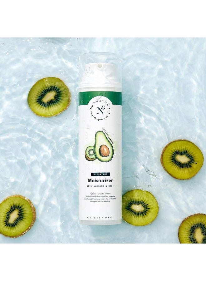Naturall Hair Moisturizer For Curly & Wavy Hair Hydrating Kiwi + Avocado Moisturizer For Frizz Free Hydration & Defined Curls Paraben & Crueltyfree Curly Hair Product (6.7 Oz) - Image 3
