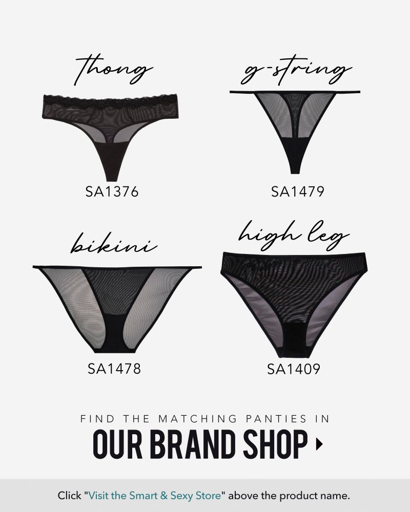 Smart & Sexy Sheer Mesh Demi Underwire Bra - Image 3
