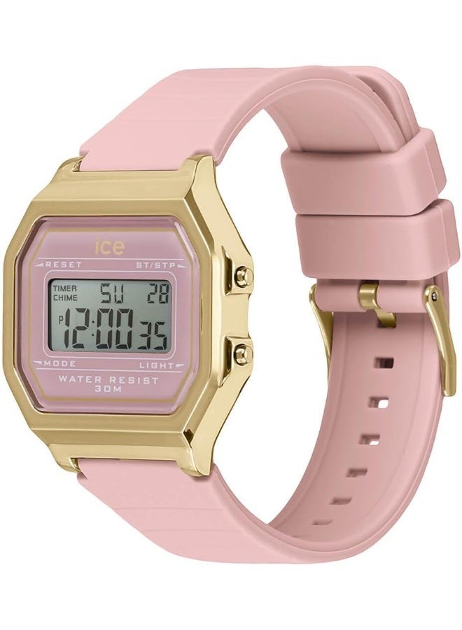 Ice Watch ساعة آيس ووتش آيس ديجيت ريترو - وردي فاتح - صغيرة - Image 2