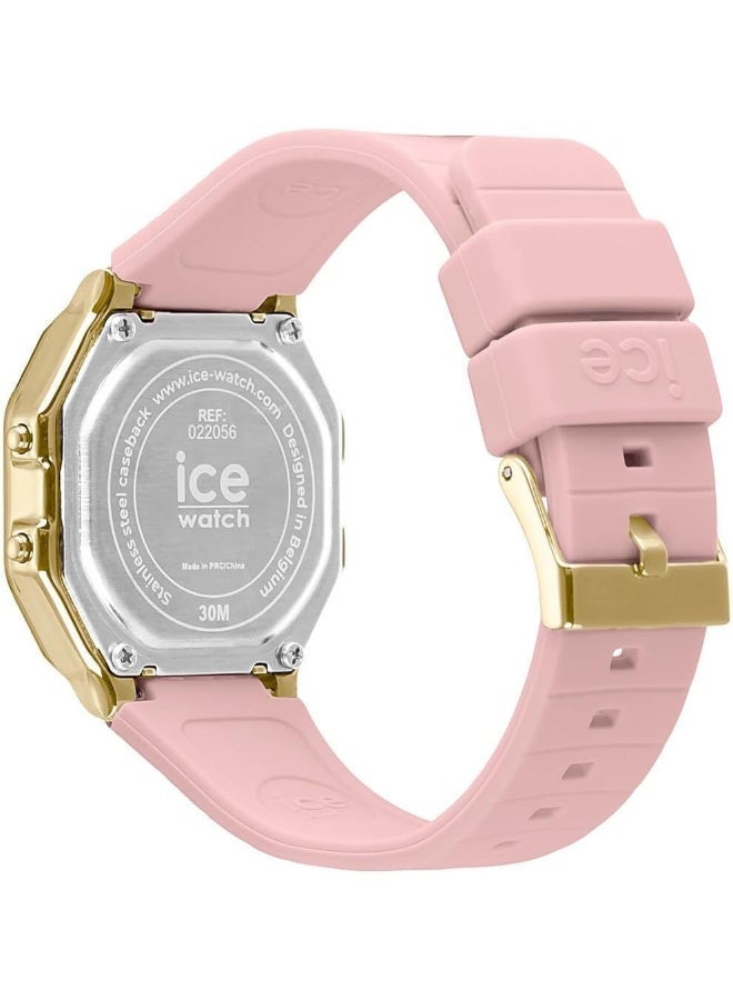 Ice Watch ساعة آيس ووتش آيس ديجيت ريترو - وردي فاتح - صغيرة - Image 4