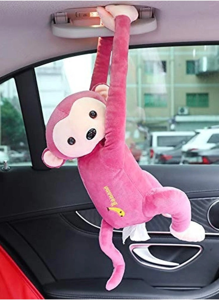 Generic Car Tissue Box in The Shape of Monkey Doll  - Image 2