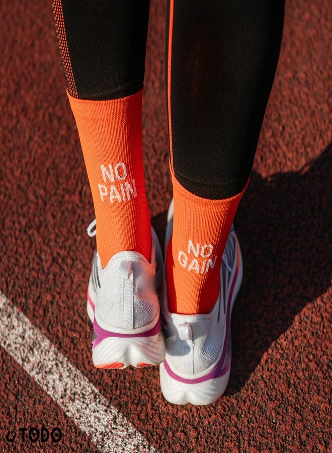 تودو جوارب جري نسائية من TODO، جوارب جري للمسارات الجبلية بنقش مميز. أفضل جوارب جري لجميع الفصول. جوارب جري حرارية (بدون ألم، مقاس 35-38). - Image 2