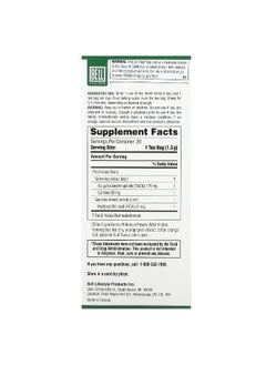 Bell Lifestyle Bell Lifestyle, Ezee Slimming Tea, 20 Tea Bags (30 g)  - Image 2