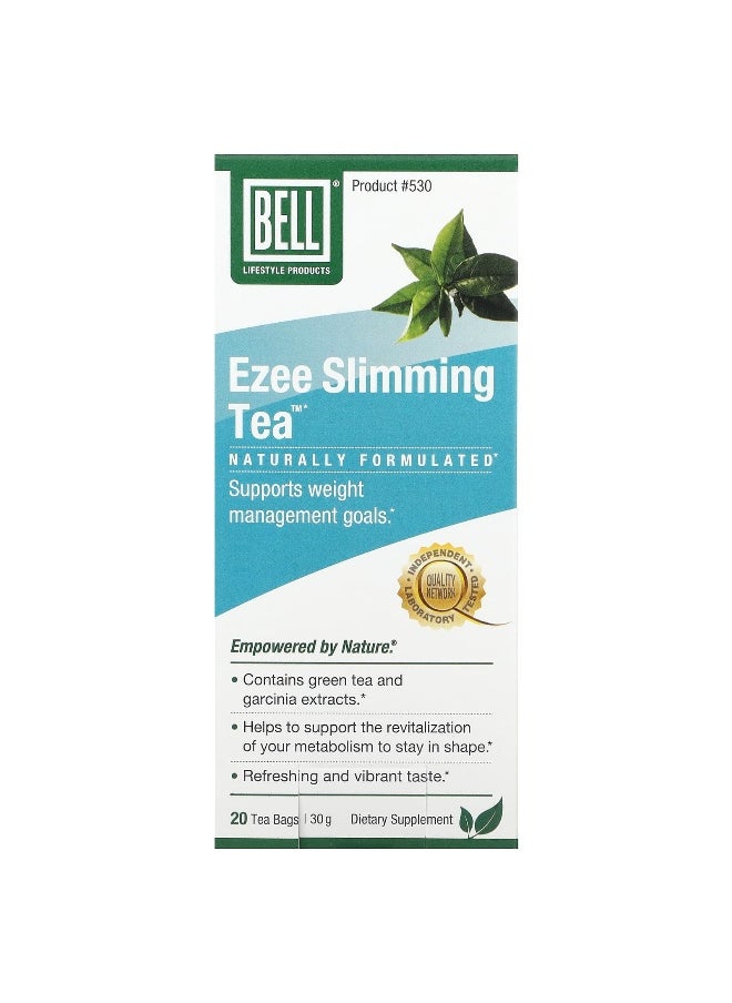 Bell Lifestyle Bell Lifestyle, Ezee Slimming Tea, 20 Tea Bags (30 g)  - Image 1