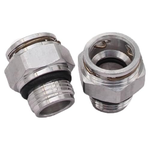 HOMEWITHU 2PCS Quick Connect Transmission Cooler Line Fittings Oil Cooler Tube Connector for Dodge for Chrysler for Jeep 52108844AA 52854784AA - Image 1