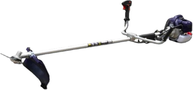 makute 9000RPM Gasoline Brush Cutter, 51.7cc Engine, 1L Fuel Tank, 255mm Blade, 440mm Cutting Width for Gardening, Lawn Maintenance & More – QBC121-2 - Image 1