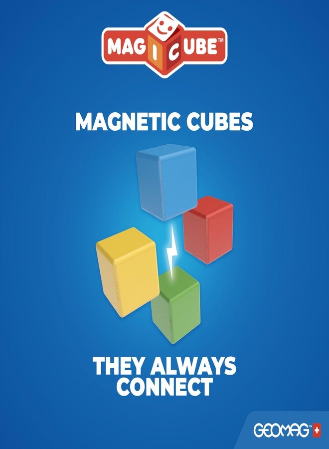 Geomag Magnetic Toys | Toddler Magnets | STEM-endorsed Educational Building Cube Set for Creativity & Early Learning Fun | Swiss-Made | 64 Pieces |Ages 1-5 - Image 5