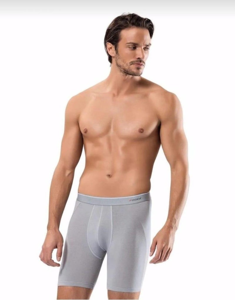 Erdem 1470 Men's Lycra Long Boxer 12 Pieces 