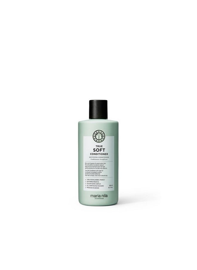 Maria Nila Maria Nila True Soft, Conditioner 10.1 Fl Oz, For Dry Hair, Argan Oil Remoisturises & Reduces Frizz, 100% Vegan & Sulfate/Paraben free  - Image 1