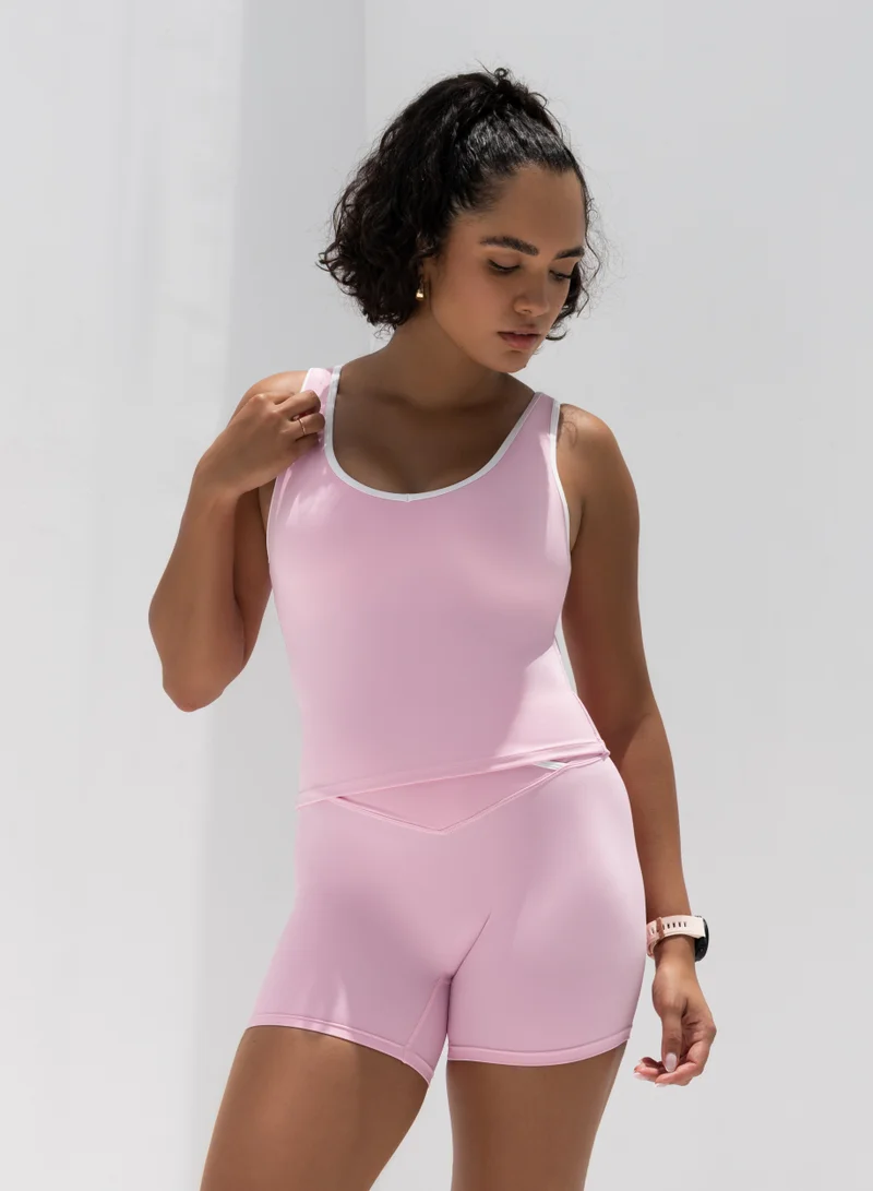 Mohuki Pink Contour Active Tank for Women | Best Price UAE