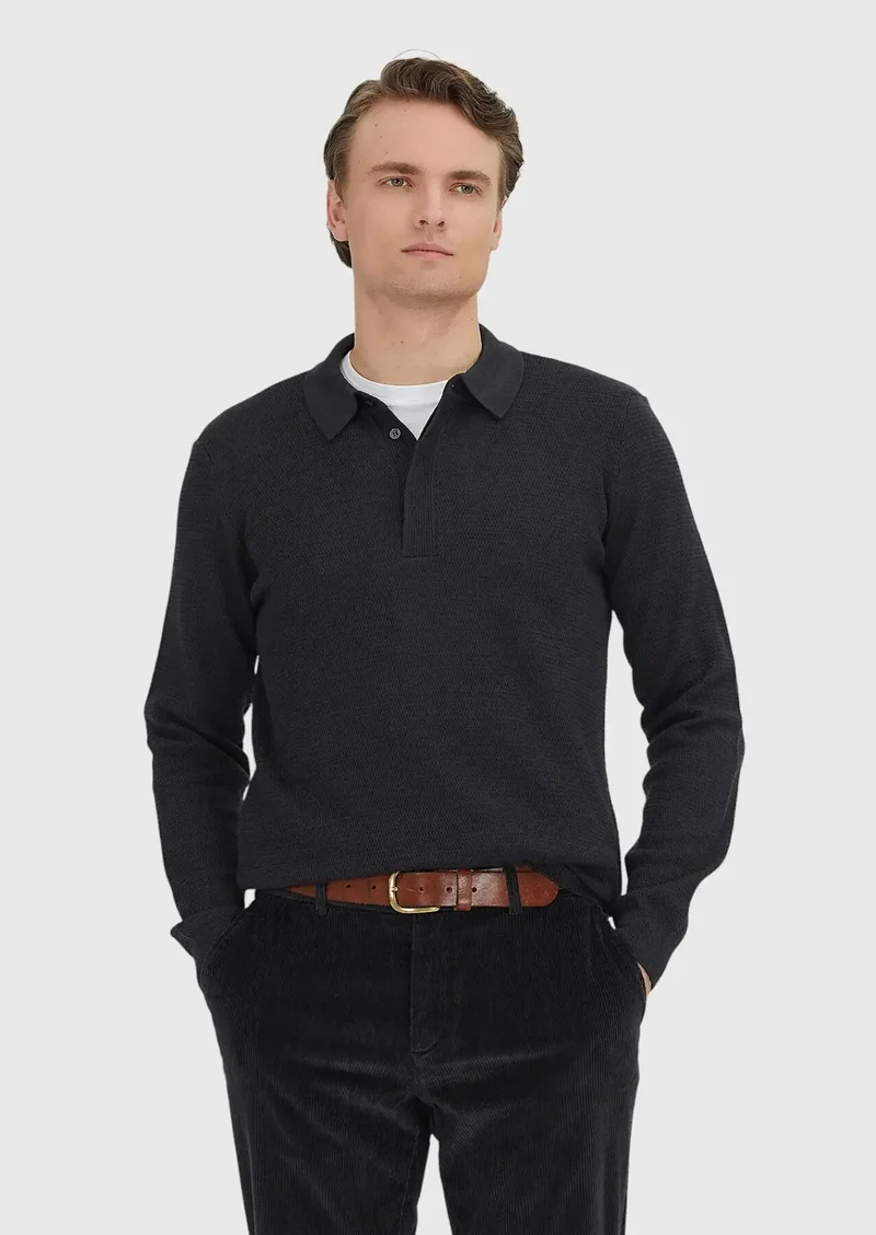 RAMSEY Hard Coal Knitwear Sweatshirt