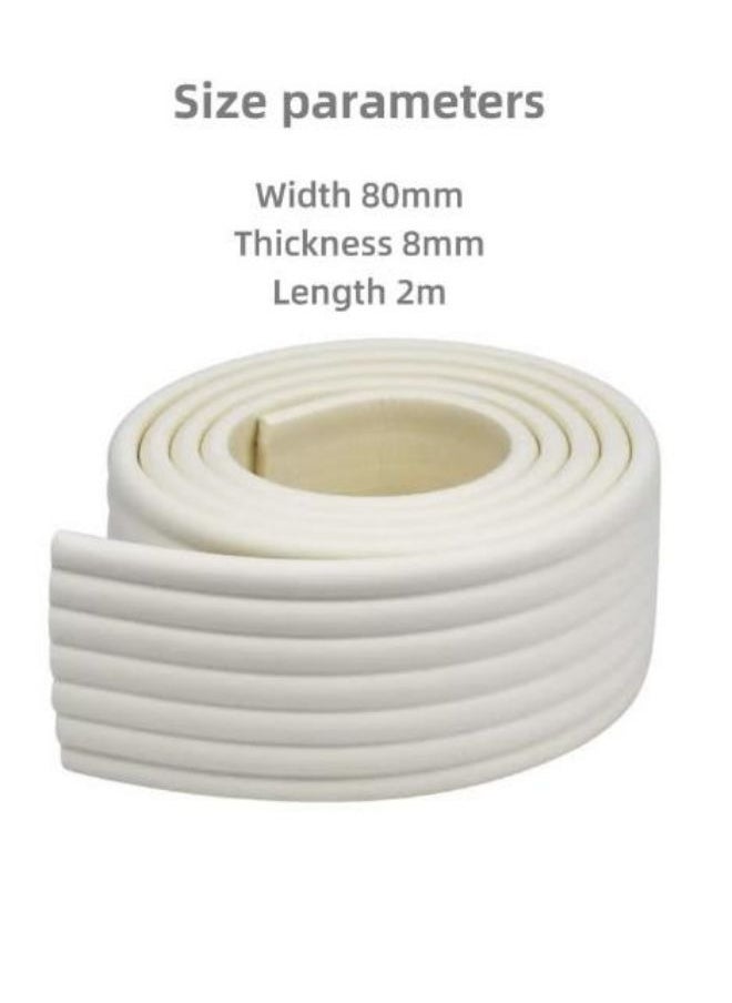 Generic - 1/2/3 Foam Safety Strips Edge Protector Self Adhesive Edge Protector W-Shaped Thickened And Widened Anti-Collision Strip Table Corner Cushion Glass Table Furniture Fireplace Bumper - Image 1