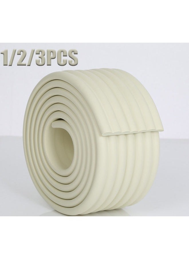 Generic - 1/2/3 Foam Safety Strips Edge Protector Self Adhesive Edge Protector W-Shaped Thickened And Widened Anti-Collision Strip Table Corner Cushion Glass Table Furniture Fireplace Bumper - Image 1