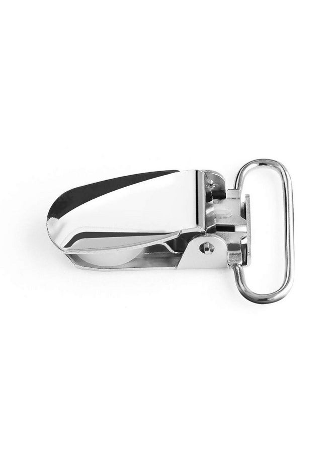 Buyless Fashion - 1” Heavy Duty Metal Clips For Suspenders Pacifiers Bib Clips Toy Holder Or Mitten Clips 12 Clips - Image 1