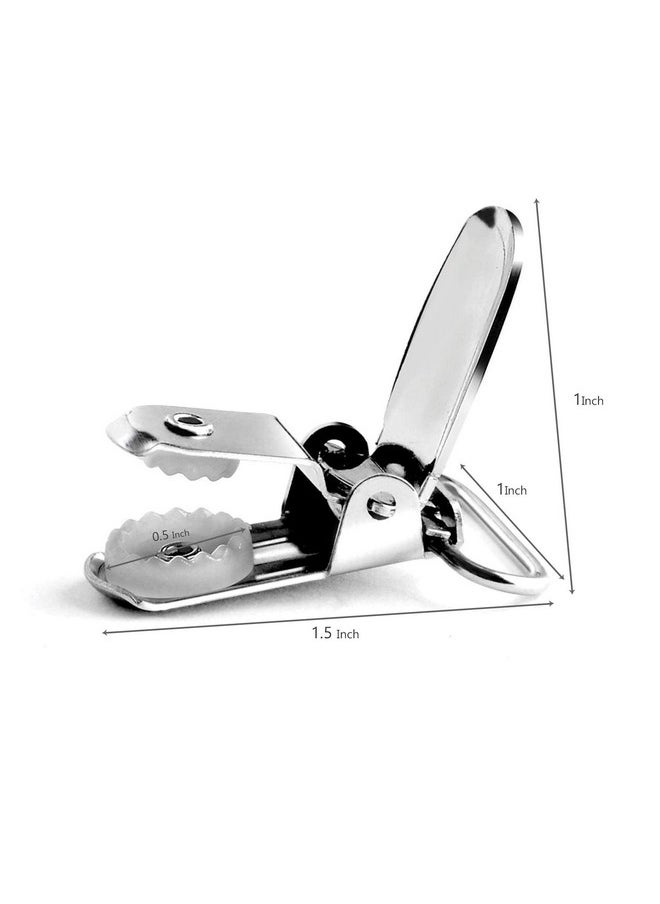 Buyless Fashion - 1” Heavy Duty Metal Clips For Suspenders Pacifiers Bib Clips Toy Holder Or Mitten Clips 12 Clips - Image 1