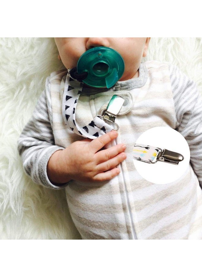Buyless Fashion - 1” Heavy Duty Metal Clips For Suspenders Pacifiers Bib Clips Toy Holder Or Mitten Clips 12 Clips - Image 1