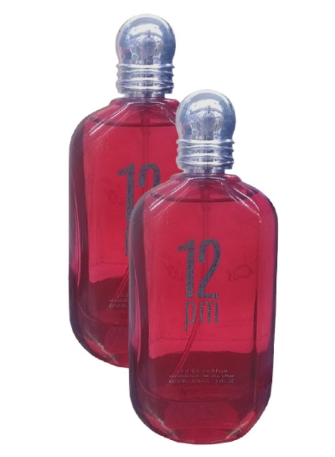 ايميك 2 قطع عطر 12 مساءً ريد للنساء 100 مل - Image 1