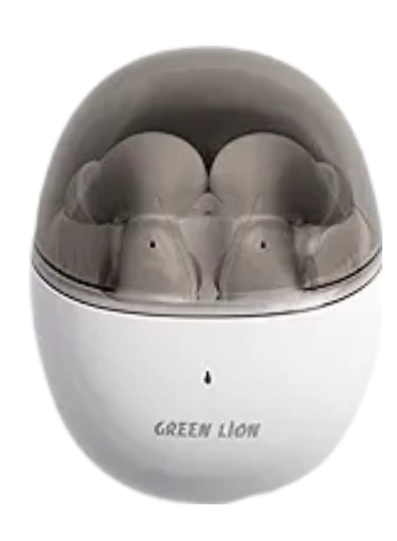 Green Lion Athens Premium Sound Wireless Ear Buds - Featuring Advanced Bluetooth 5.3 Technology, Multi-Touch Functionality, Hands-Free Calling, and Up to 4 Hours of Exceptional Audio Playback.(WHITE) - Image 3
