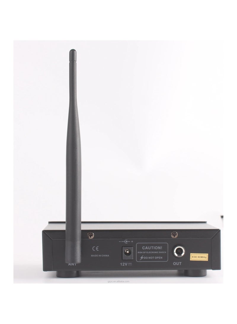 BNK Professional 1-Channel VHF Wireless Microphone System Includes 1 Lapel Microphone with Transmitter for Parties, Conferences, and Meetings - Image 3