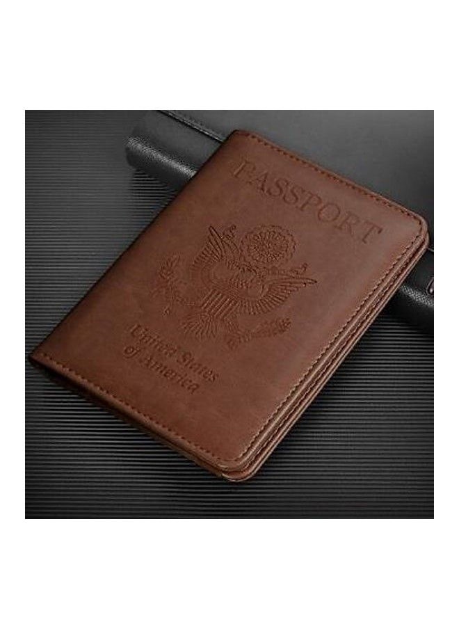 We Happy Travel Passport ID Card Wallet Holder Cover RFID Blocking Leather Purse Case USA  - Image 4