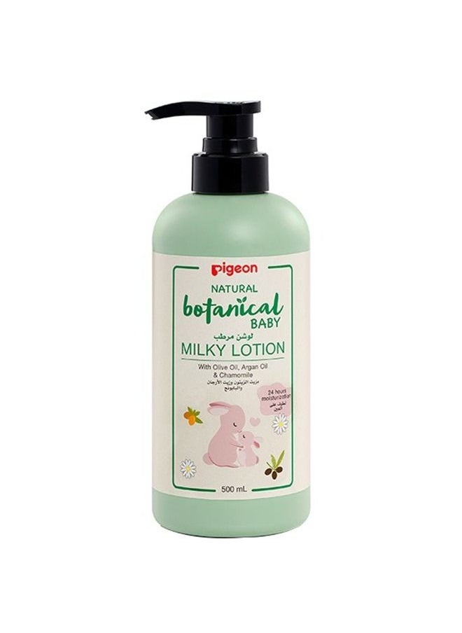 pigeon Natural Botanical Baby Milky Lotion 500ml  - Image 1