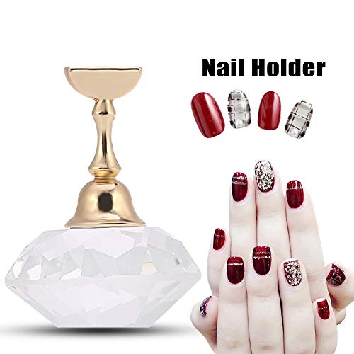 riteu Nail Tips Stand Holder, Magnetic Nail Tip Practice Stand Stand Salon Diy Manicure Nail Display Stand For Nail Art Equipment Nail-Art-Equipment 4 Types Practice (Type4) - Image 4