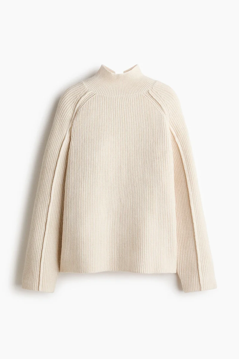 H&M Rib-knit turtleneck jumper