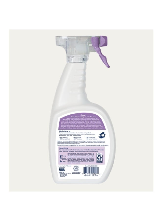 BONA Cat Formulation Water-Based Multi-Surface Floor Cleaner Spray Clear 946 ml WM863051001 - Image 2