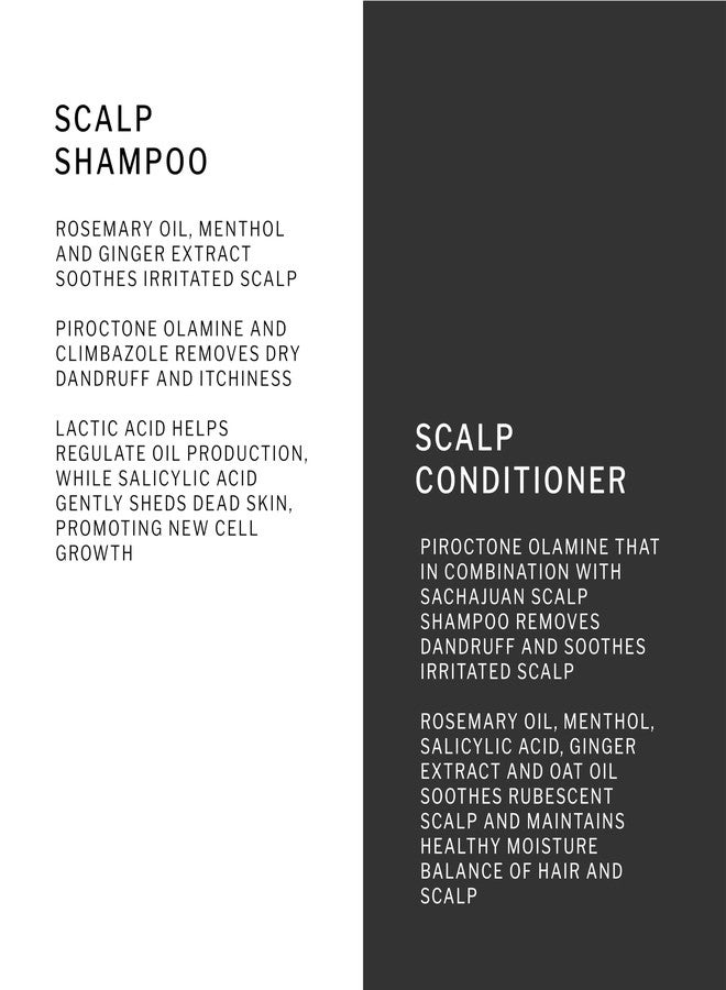 SACHAJUAN Scalp Shampoo and Conditioner Set | Rosemary Oil to Soothe, Balance & Hydrate Dry Flaky Scalp | Lightweight Hydration & Scalp Relief | Vegan & Paraben-Free | Pack of 2 (8.4 oz) - Image 4