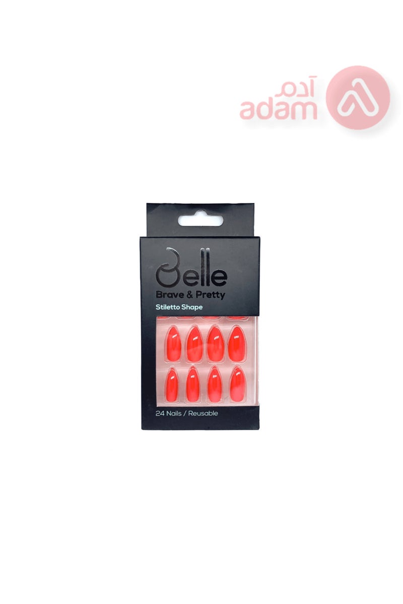 BELLE  NAILS WAHAJ (RED GLOSSY)