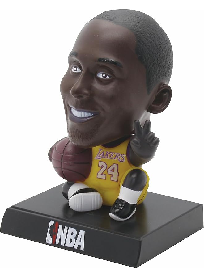 Basketball Superhero Bobble Head - Car Dashboard Phone Holder And Office Desk Tabletop Action Figure Gift For Friends And Family (Kobe) - Image 2