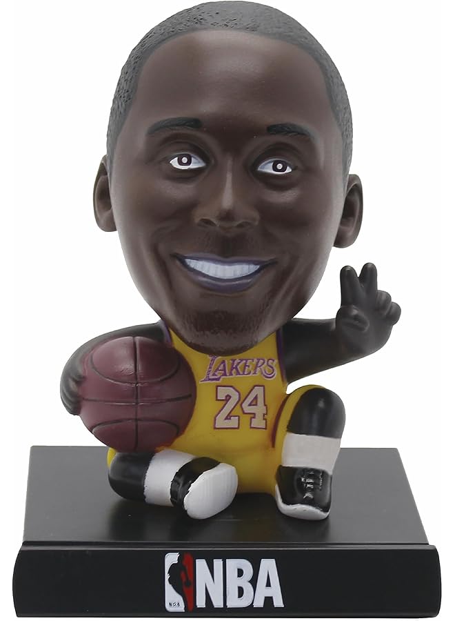Basketball Superhero Bobble Head - Car Dashboard Phone Holder And Office Desk Tabletop Action Figure Gift For Friends And Family (Kobe) - Image 1