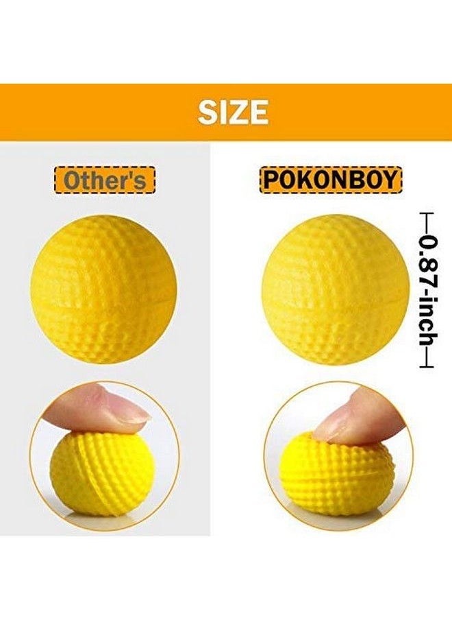 POKONBOY - Upgraded 500Round Balls Refill Pack Compatible With Nerf Rival Apollo Zeus Atlas And Artemis Blasters (Storage Bag Included) - Image 1