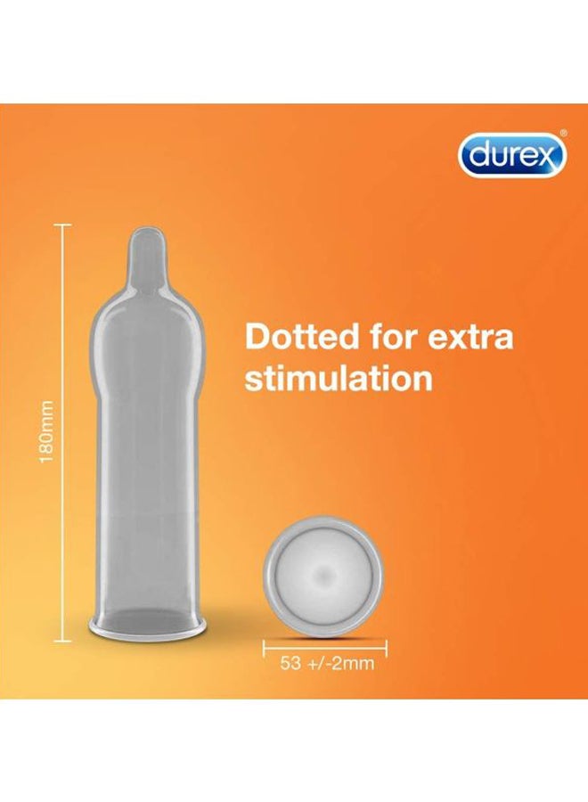 Durex 20-Piece Extra Dots Condoms - Image 3