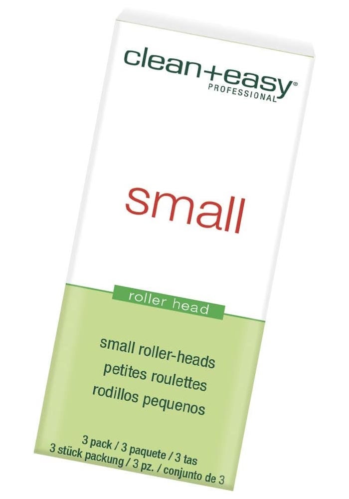 Clean + Easy Small Roller Head for Roll-On Wax Refill - 3-Pack for Eyebrows, Upper Lip, and Chin Hair Removal - Image 1