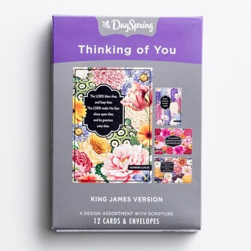 DaySpring Thinking of You - Inspirational Boxed Cards - Wild Flowers - 60936,Multi - Image 1