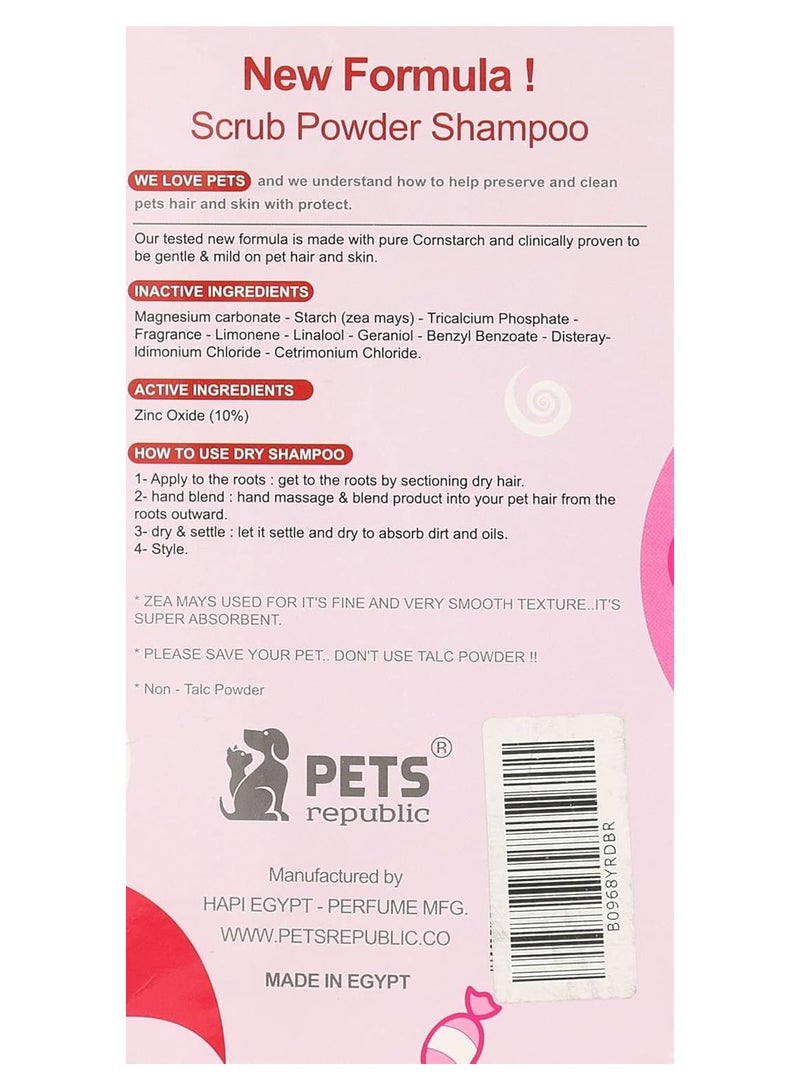 Pets Republic Dry Shampoo With Pink Sugar – Refresh & Clean Your Pet’s Coat Instantly 500 gm - Image 4