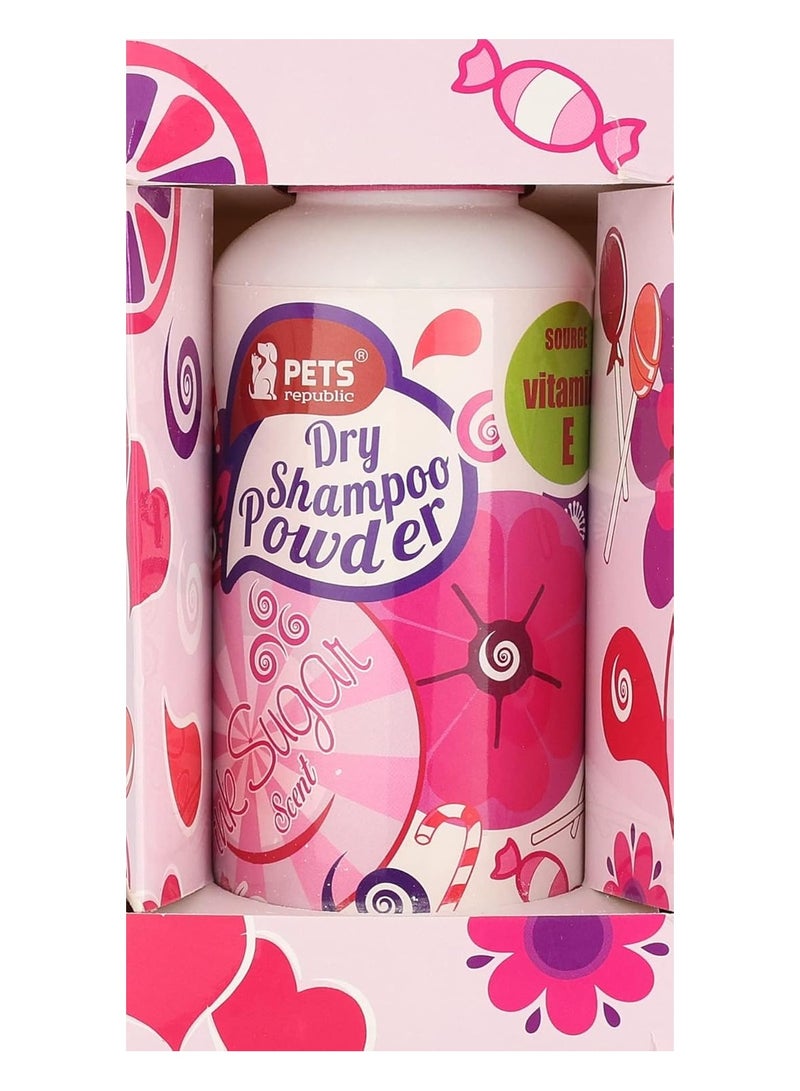 Pets Republic Dry Shampoo With Pink Sugar – Refresh & Clean Your Pet’s Coat Instantly 500 gm - Image 3