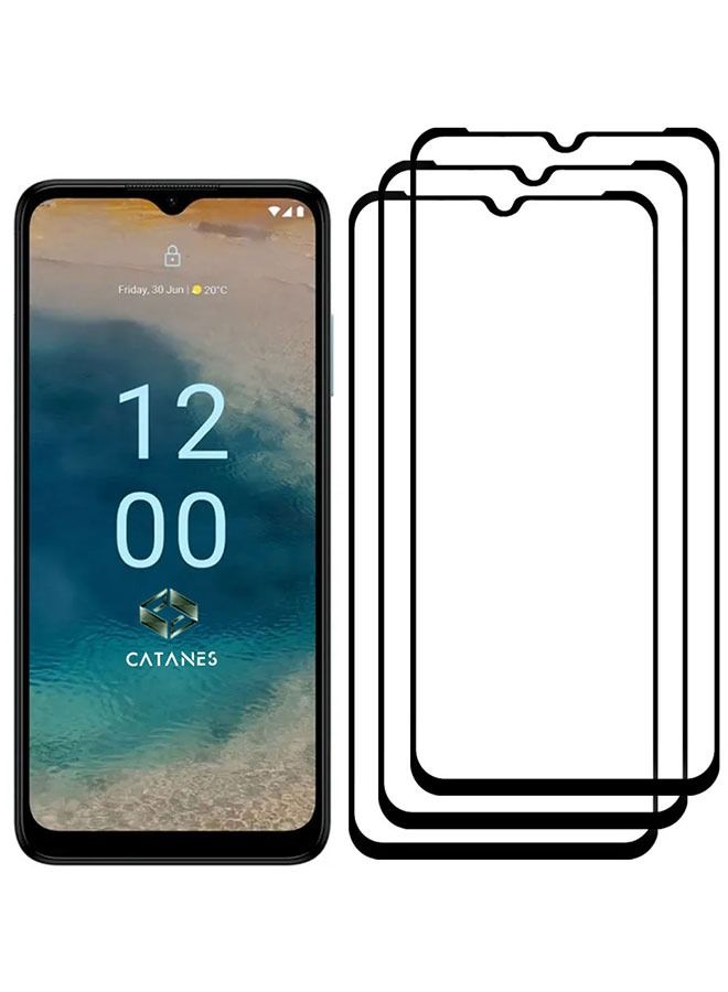 CATANES 3 Pack For Nokia G22 Tempered Glass Screen Protector Full Glue Back - Image 2