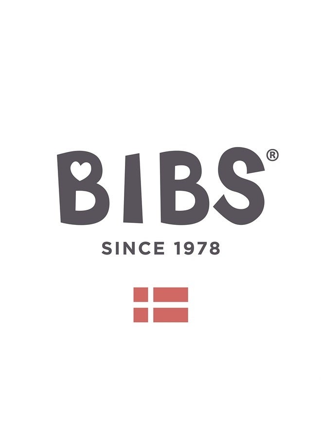 BIBS Pacifiers 6-18 Months | Set of 2 Colour Pacifier with Symmetrical Nipples | BPA-Free Natural Rubber | Made in Denmark | Fossil Grey / Mauve, 6-18 Months - Image 5