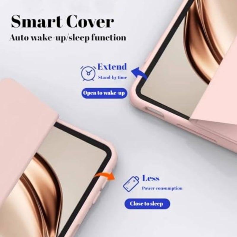 غطاء متوافق مع حافظة Huawei Matepad Mini 8.8" 2026، حافظة نحيفة ثلاثية الطي مقاومة للصدمات على شكل قرص العسل من مادة TPU مع حامل متين وغطاء إيقاظ/غفو تلقائي لهاتف Huawei Matepad Mini 8.8" 2026 - Image 2