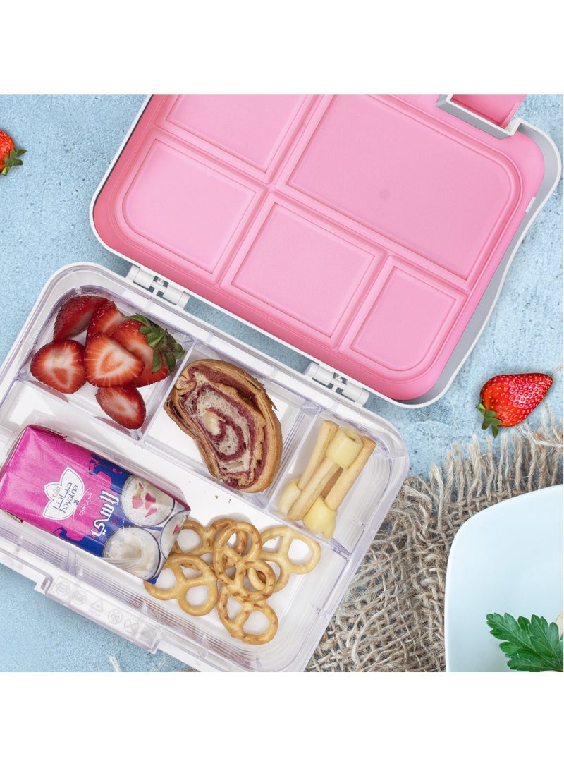 Eazy Kids 5 To 4 Convertible Bento Lunch Box With Sandwich Cutter Set Its Girls Things  - Image 4