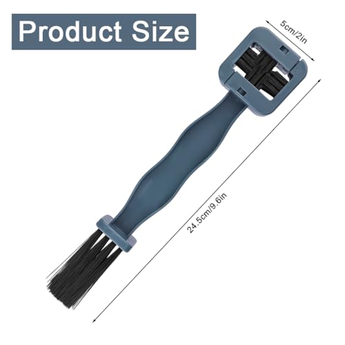 STHIRA® Dual Head Chain Cleaning Brush with Detachable 4-Side Scrubber, Durable Nylon Bristles to Removes Dirt, Grime & Stains, Chain Brush for Bicycles & Motorcycles, Easy Reusable Maintenance Tool - Image 2