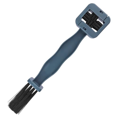 STHIRA® Dual Head Chain Cleaning Brush with Detachable 4-Side Scrubber, Durable Nylon Bristles to Removes Dirt, Grime & Stains, Chain Brush for Bicycles & Motorcycles, Easy Reusable Maintenance Tool - Image 1