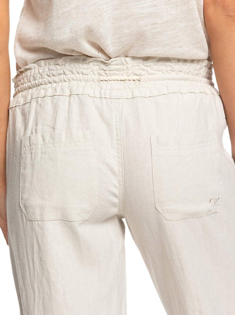 Roxy womens Oceanside Pants, Stone, Small US - Image 4