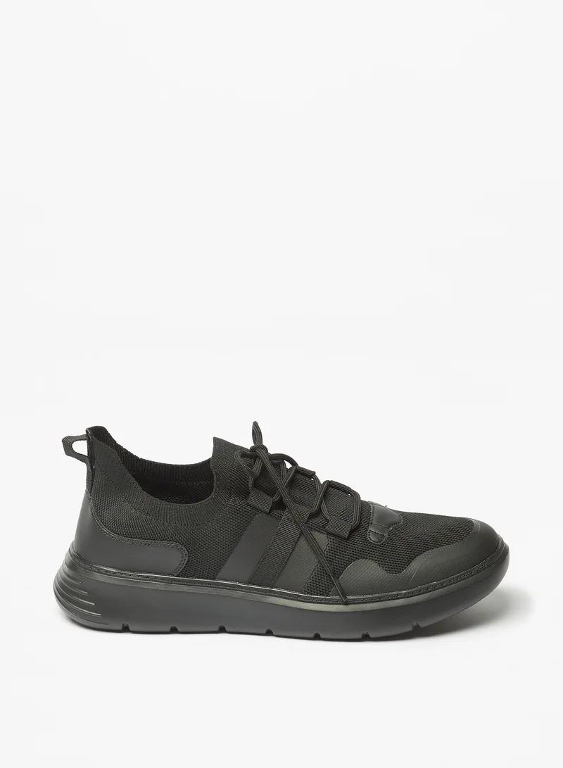 ال بي ال من شو اكسبرس Mens Solid Sports Shoes with Lace Up Closure