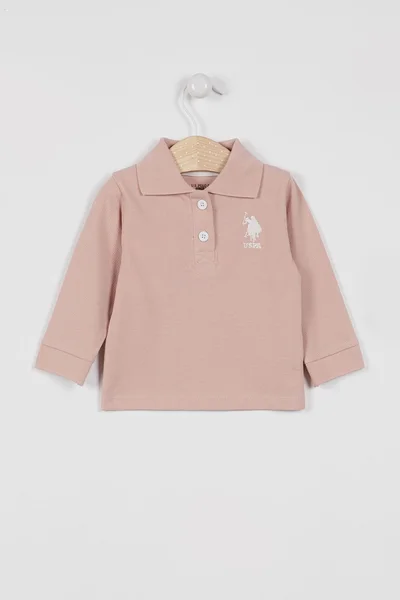 U.S. Polo Assn. U.S. Polo Assn. Baby Girls Pink Tshirt
