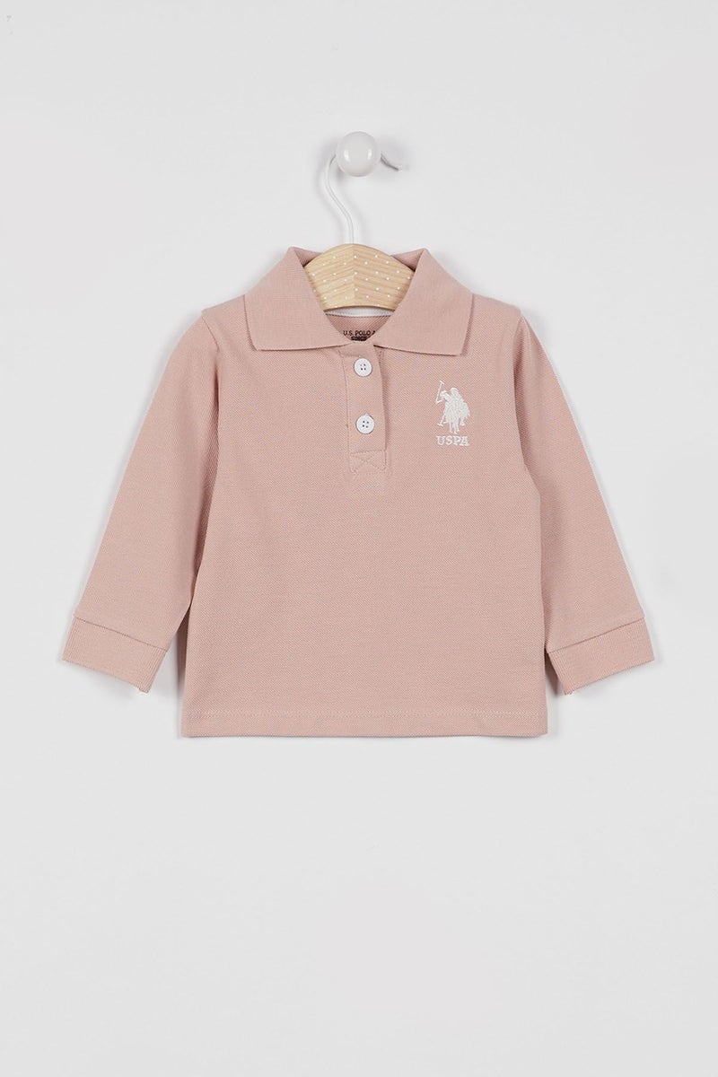 U.S. Polo Assn. Baby Girls Pink Tshirt